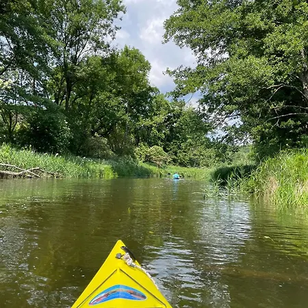 펜션 Am Schilfweg Mit Kanu 바린